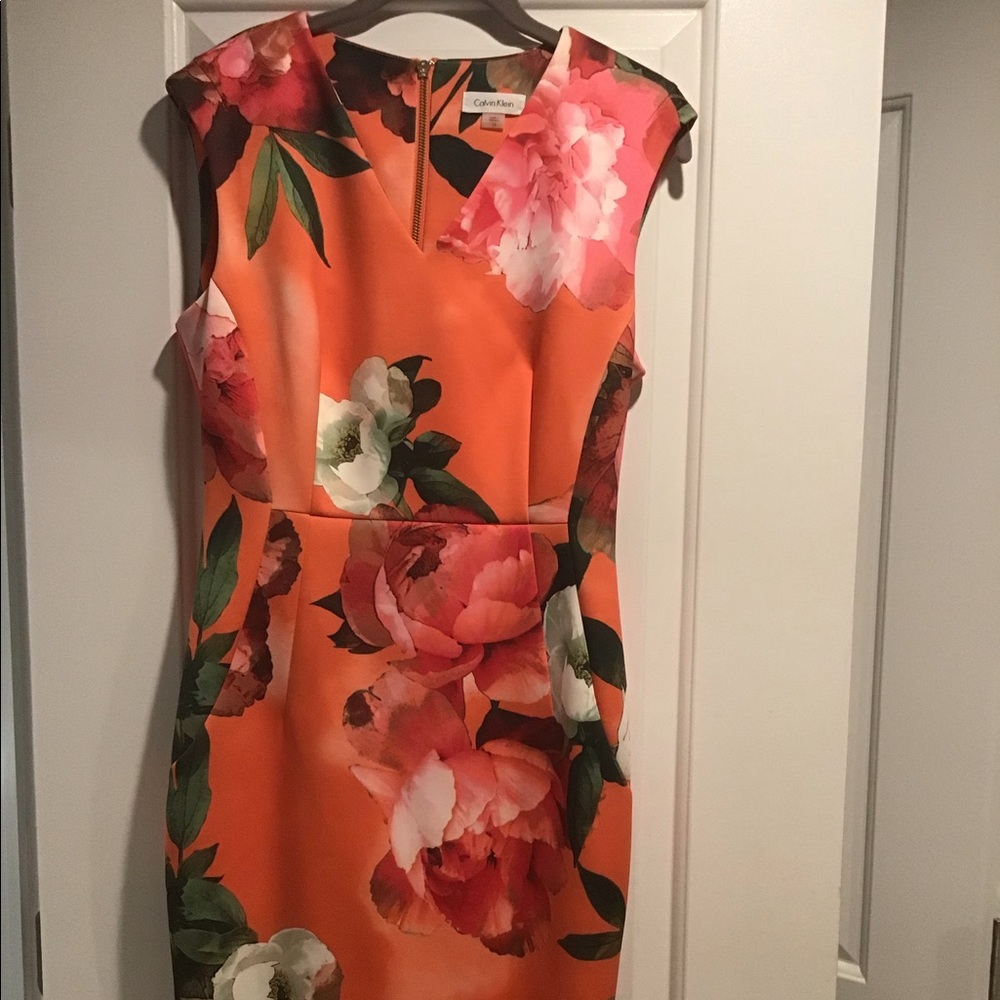 Calvin Klein dress.  Excellent used condition.  Worn once for two hours. Sz.10